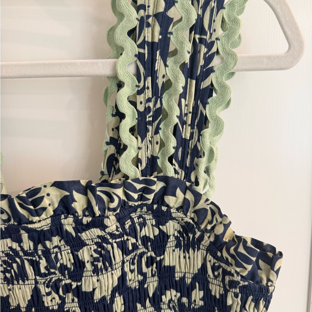Sea New York Navy and Cream Floral Maxi Dress - Picture 4 of 5